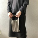 プリーツバッグ 韓国 トートバッグ キラキラ スタイリッシュ メタリック エコバッグ サブバッグ 結婚式 おいわい 女性 普段使い パーティー 旅行【プリーツバ...