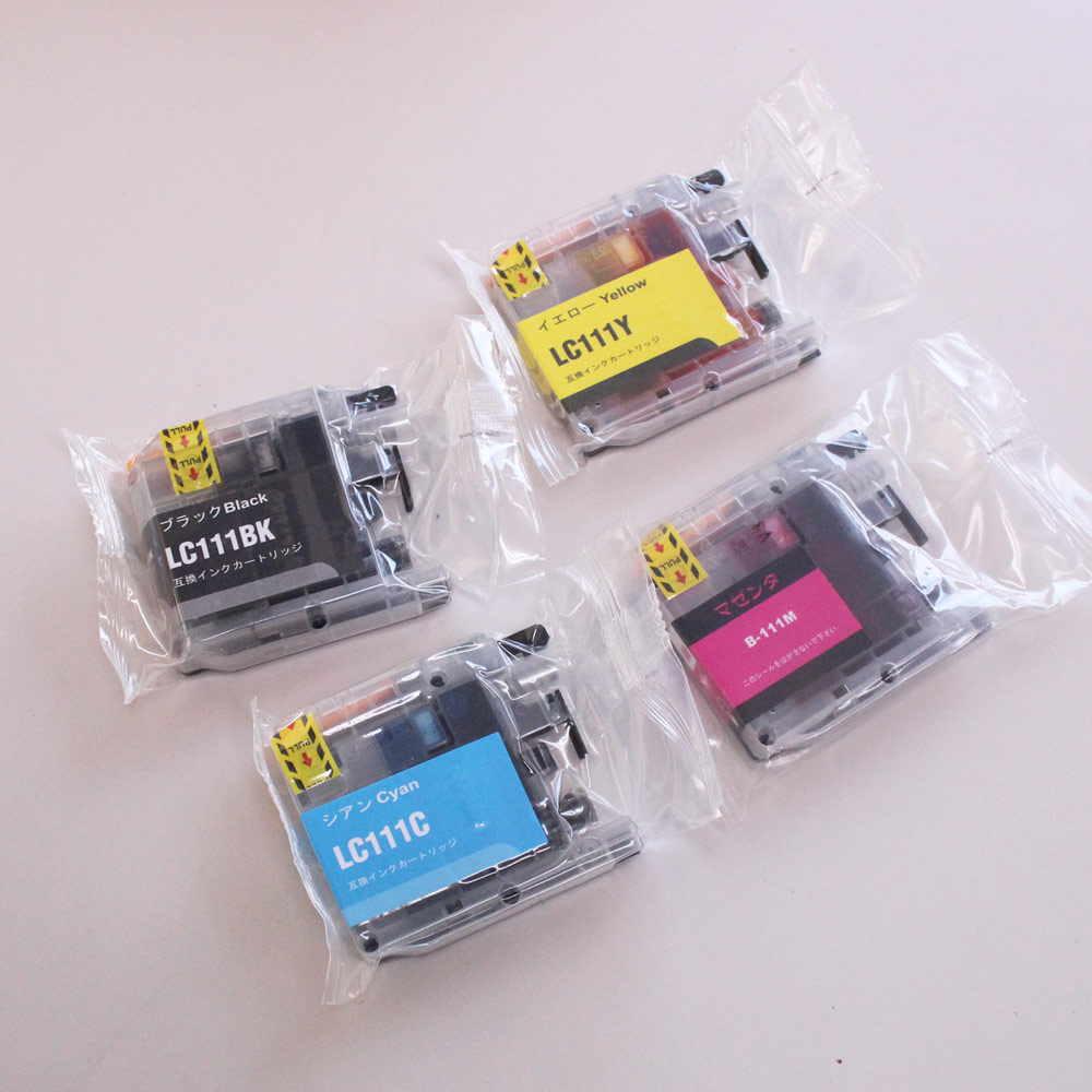 LC111BK LC111C LC111M LC111Y 互換インク 単品販売 ICチップ付き BK ...
