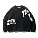 TIGHTBOOTH ACID LOGO KNIT SWEATER FW22-KN01 TIGHTBOOTH PRODUCTION タイトブースプロダクション