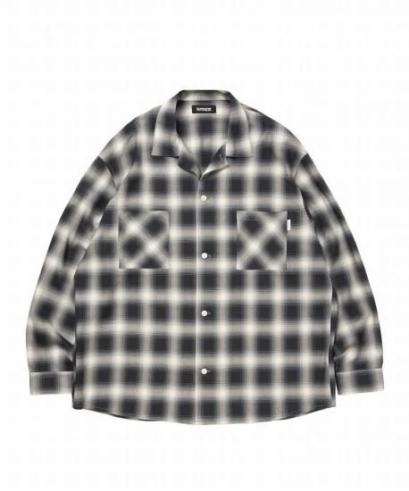 Rakuten - ROTTWEILER　R9 OMBRE CHECK SHIRT SAX　RW26S-0204 ロットワイラー