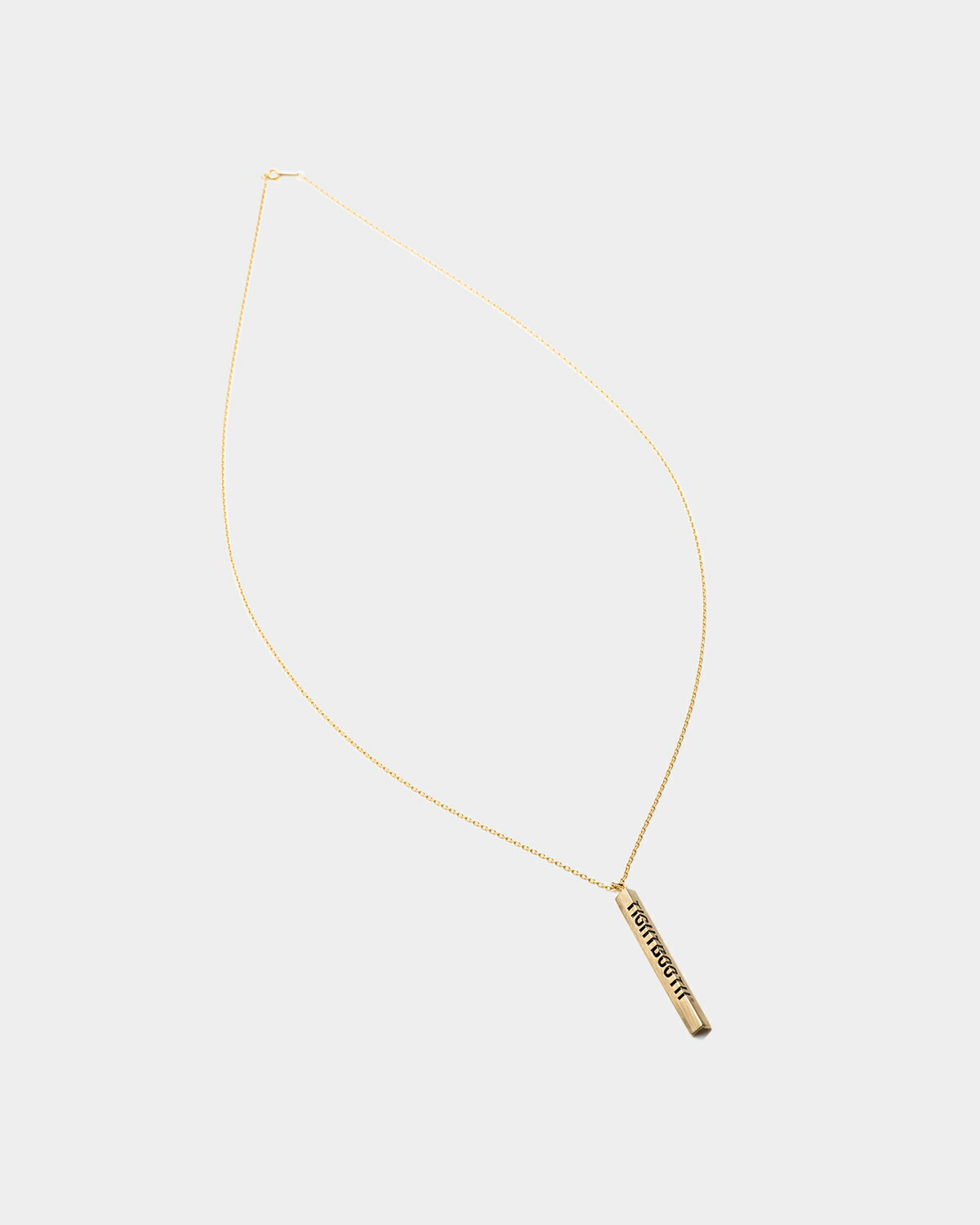 TIGHTBOOTH　 ANGLE IRON NECKLACE - Brass SS26-A08 タイトブース TIGHTBOOTH