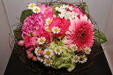 お任せ ピンクブーケ ギフト プレゼント ピンク ブーケ フラワーギフト 花 お花 フラワーアレンジメント 誕生日 宅配 豪華 お祝い おしゃれ かわいい アレ...