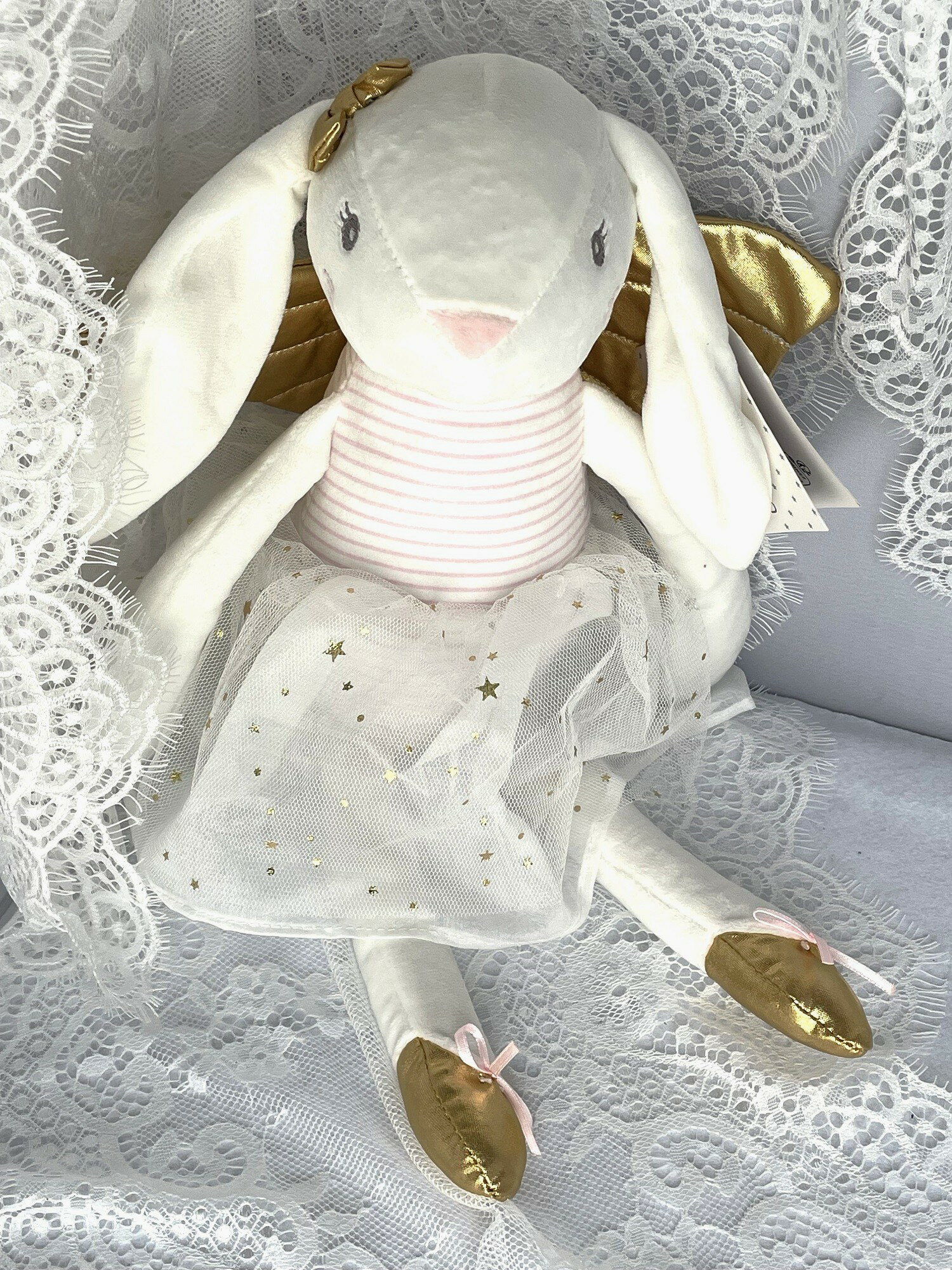 樂天商城 - 【オランダ雑貨】 天使のウサギのぬいぐるみ うさぎ ぬいぐるみ うさぎさん たれ耳うさぎ ウサギぬいぐるみ うさぎぬいぐるみ 長耳 うさぎのぬいぐるみ 羽 天使 可愛い かわいい かわいいぬいぐるみ 可愛いぬいぐるみ プレゼント インテリア オランダ 雑貨