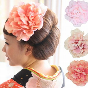 【SALE中1/31まで】ふわふわ芍薬の髪飾り【コーラルピンク】【パステルピンク】【アッシュピンク】【結婚式・花嫁さんに愛されるピンクのヘッドコサージュ】【大きめコサージュ】【成人式に和装のヘッドドレス】通販