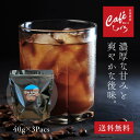 アイスコーヒー 水出しコーヒー 珈琲パック 40g×3袋 2.4L 15杯分│自家焙煎 深煎り 無添加 カフェ 喫茶店 コールドブリュー 水だし アイス珈琲 香り豊か 夏ギフト 人気 簡単 本格 送料無料
