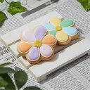 【お花】〈Mサイズ〉〈1個〉 カワイイ アイシングクッキー かわいい お菓子 プチギフト クッキー ギフト アイシングクッキーleap