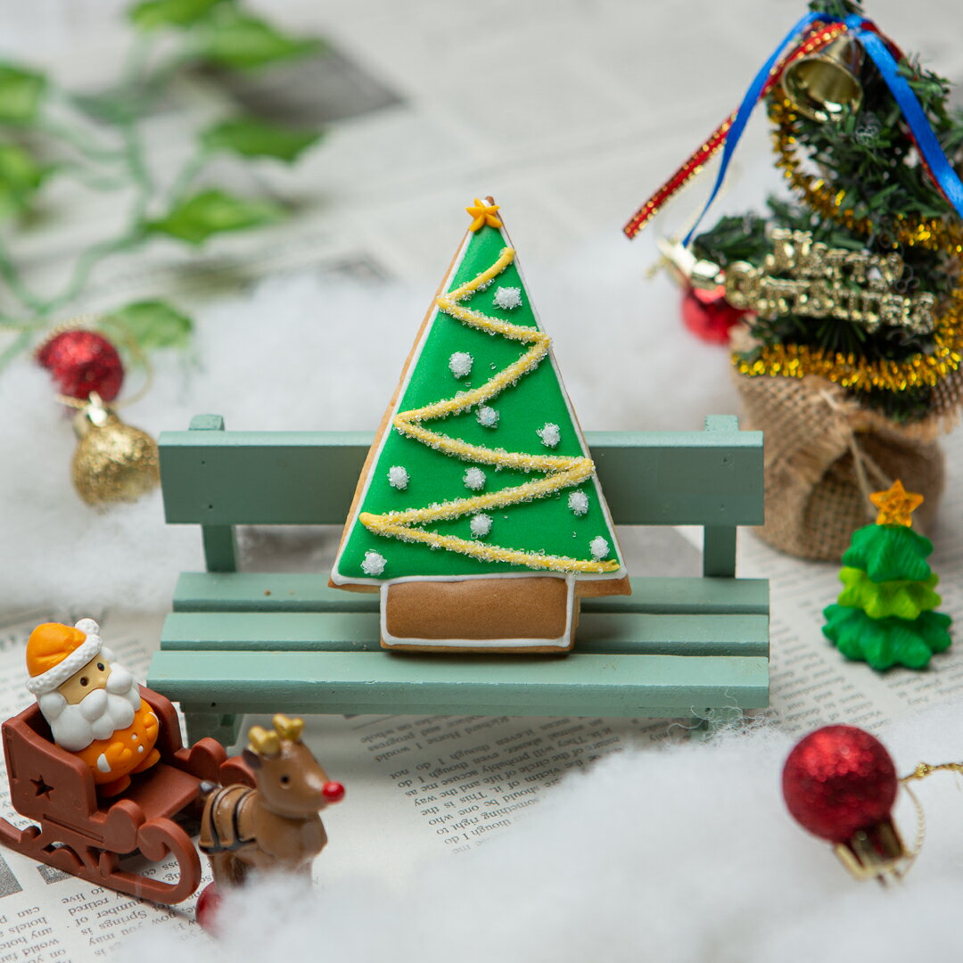 【クリスマスツリーB】アイシングクッキー プチギフト かわいい お菓子 クリスマス