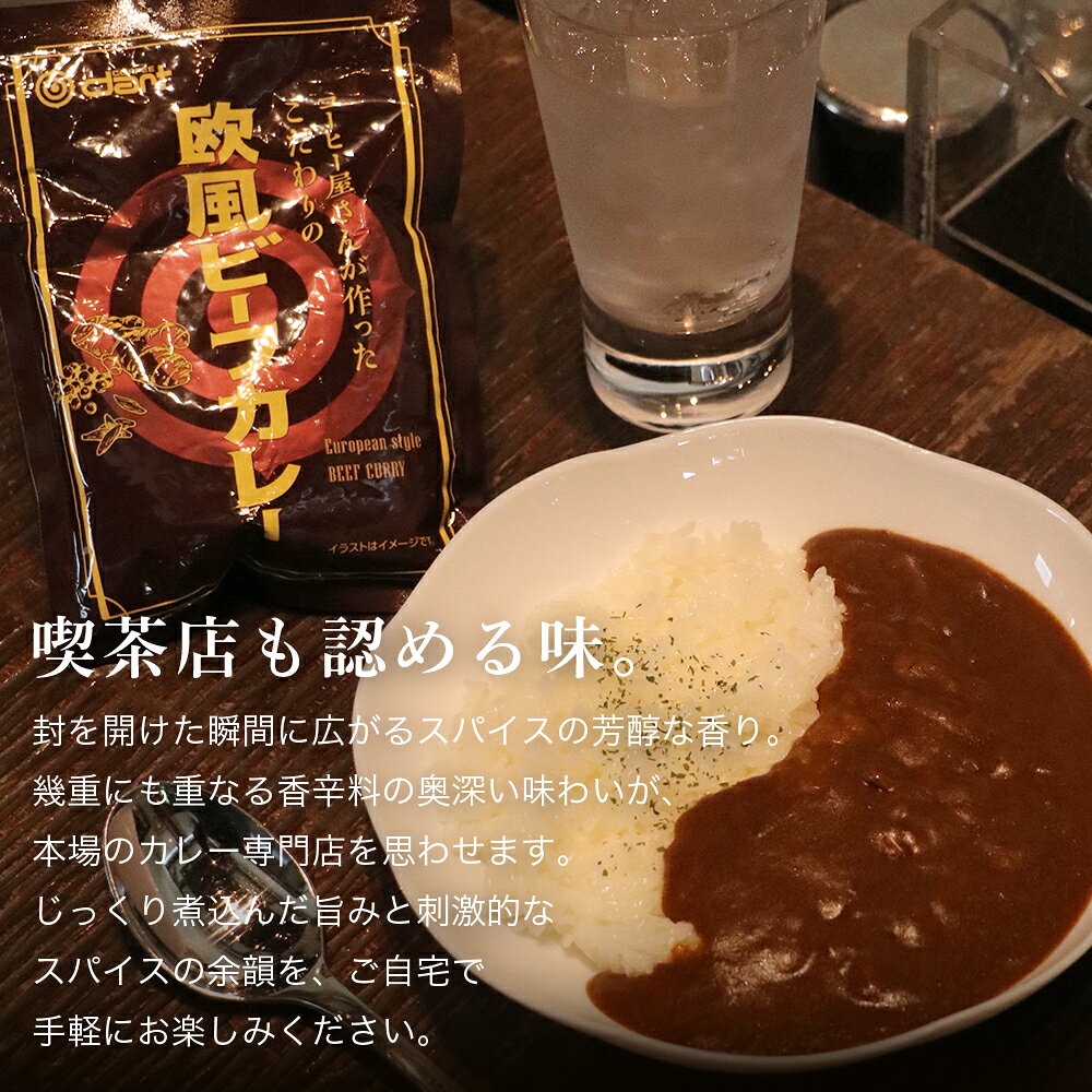 コーヒー豆専門店 珈琲 茶蔵のレトルトカレー 欧風 ビーフカレー 180g 5袋セット ／ 10袋セットダートコーヒー dartcoffee 贅沢 スパイスカレー レトルト 時短 レンチン｜アングル2