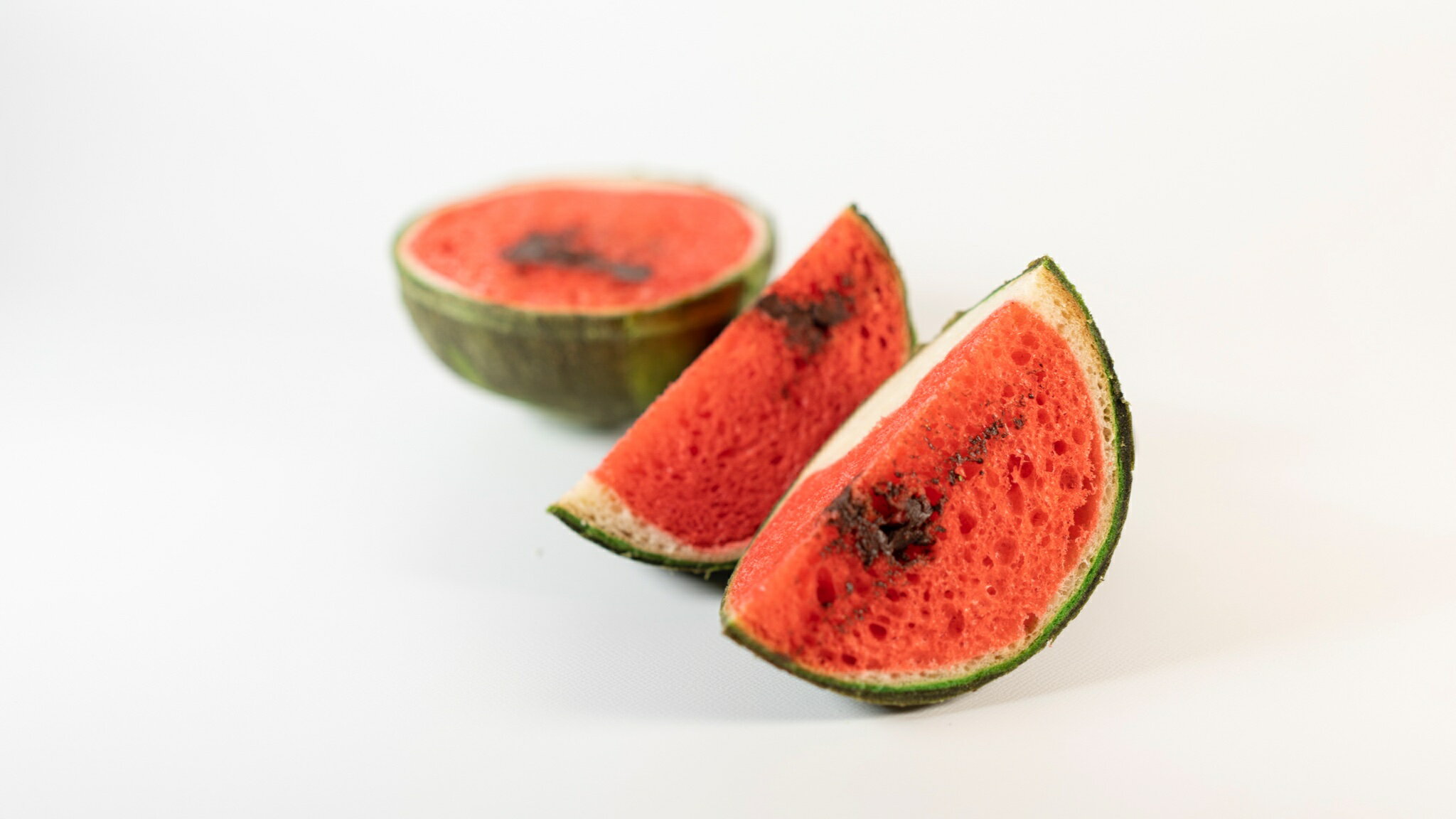 【送料無料】TVで紹介！　小玉スイカぱん(赤・黄 2個セット) ギフト お中元 プレゼント　スイーツ　母の日　ご当地パン