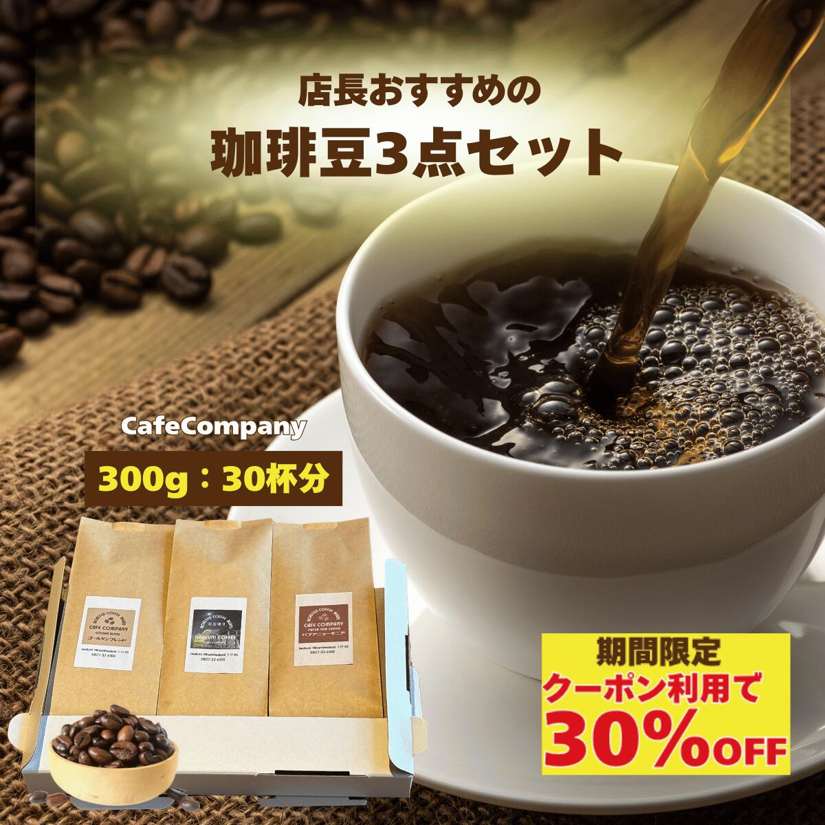 【 30%OFF クーポン 】 コーヒー豆 福袋 2026 送料無料 自家焙煎 珈琲豆 人気 300 ...