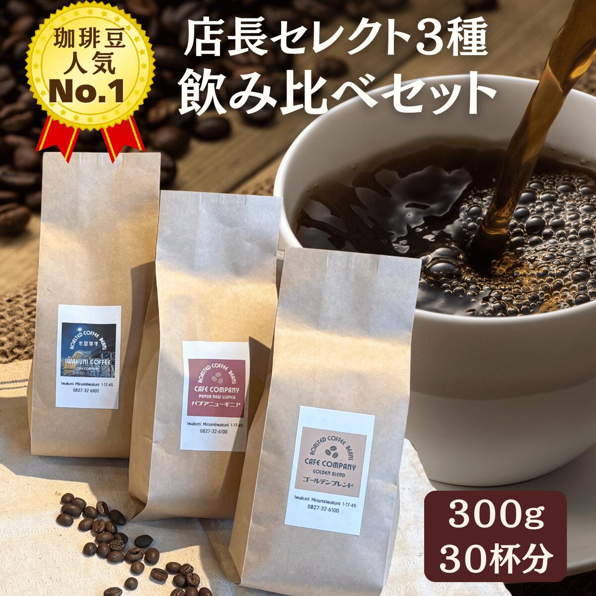 試用品組 - コーヒー豆 飲み比べ お得 福袋 珈琲豆 粉 お試しセット おすすめ 人気 送料無料 自家焙煎 珈琲豆 300g 中煎り ブレンド パプアニューギニア 珈琲 セット スペシャリティ ドリップ 挽 母の日 メール便