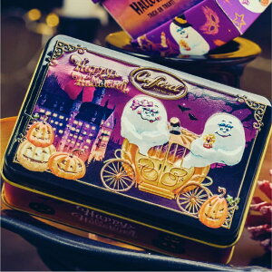 【 カファレル 限定缶 】ハロウィン小缶【 ハロウィン お菓子 缶 かわいい 可愛い 個包装 プチギフト チョコレート チョコ 詰め合わせ 猫 ねこ プレゼント ギフト おしゃれ 誕生日 パーティー 結婚 お返し お礼 1000円 ジャンドゥーヤ ハロウィン2023 caffarel 】