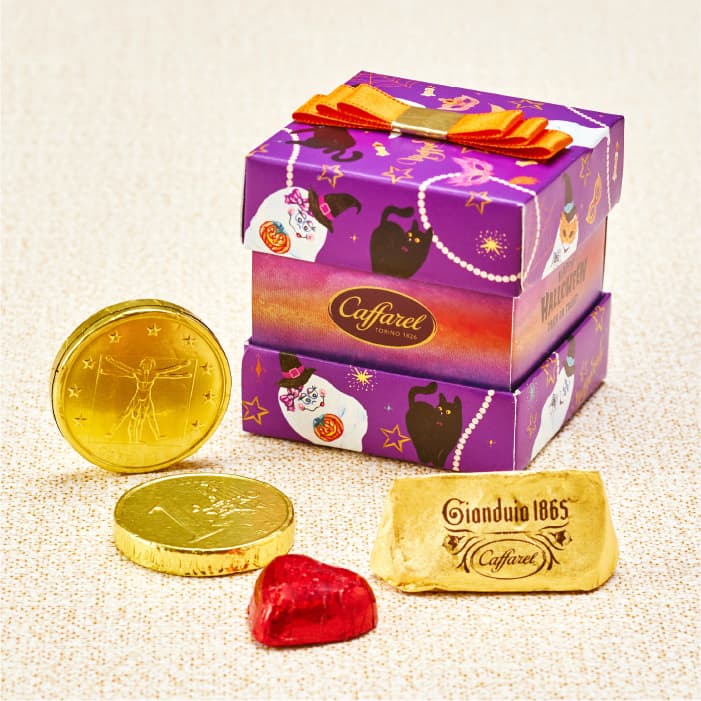 【 カファレル 限定缶 】おばけのマスカレード【 ハロウィン お菓子 缶 かわいい 可愛い 個包装 プチギフト チョコレート チョコ 詰め合わせ 猫 ねこ プレゼント ギフト おしゃれ 誕生日 パーティー 結婚 お返し お礼 1000円 ジャンドゥーヤ ハロウィン2023 caffarel 】のサムネイル