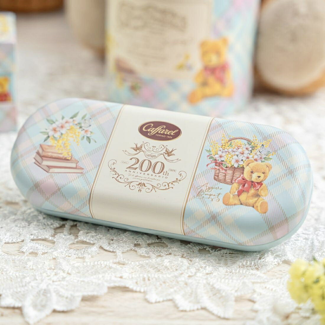 【7/24 12:00～7/31 11:59 50%OFFクーポン】【公式】 カファレル caffarel　フィオレッタ ギフト缶　お菓子 チョコレート 高級チョコ ジャンドゥー ヤ イタリア 個包装 詰め合わせ　アソート ギフト プチギフト 誕生日 お取り寄せスイーツ ご褒美スイーツ かわいい 可愛い