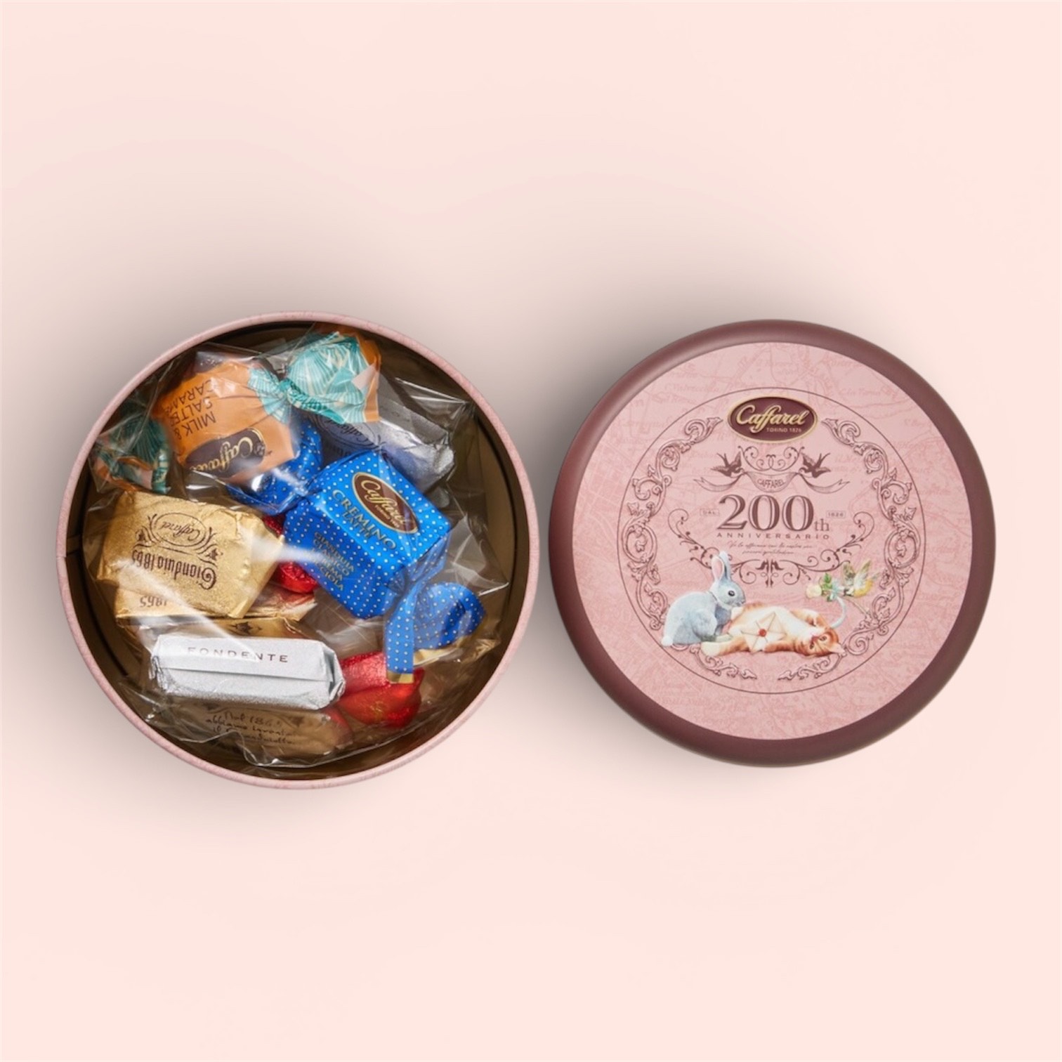 【セール 50％OFF】【公式】 カファレル caffarel　ラウンド缶お菓子 チョコレート 高級チョコ ジャンドゥーヤ イタリア 個包装 詰め合わせ アソート ギフト プチギフト お配り用 缶 お試し お取り寄せスイーツ ご褒美スイーツ かわいい 可愛い