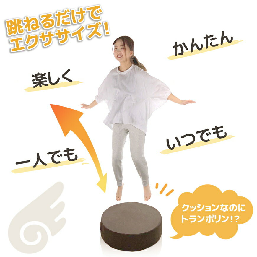 天使のトランポリン クッションカバー脱着式 洗える おしゃれ 家族 大人 子供用 家...