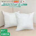 防ダニ 抗菌防臭 ヌード 背当クッション 2個 4個 セット 2サイズ 洗える セアテ 中材 テイジン マイティトップ(R)2ad ECO 発送当日わた入れ加工日本製 高質 ヌードクッション 背もたれ 中芯 カバーなし 中身だけ 本体 入れ替え用 クッション ハンドメイド 白