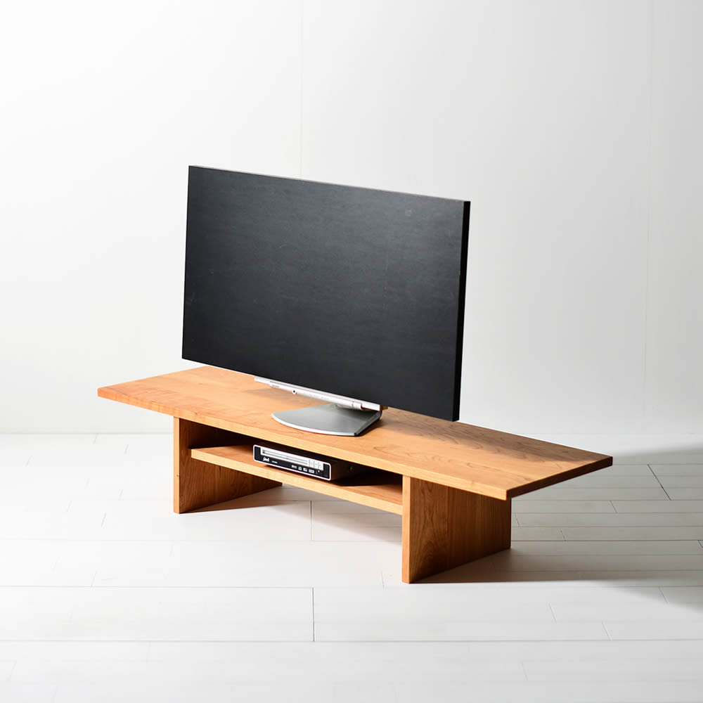 【国産/無垢/完成品】チェリー材 幅120cm テレビ台 テレビボード TV台 TVボード ロ...