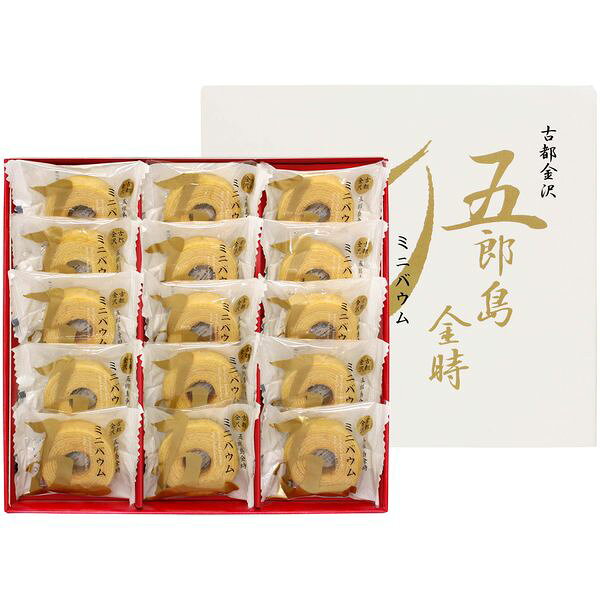 ポイント金沢市近郊で採れる五郎島金時いもを使用し、ご家族みんなで楽しめるミニバウムを作りました。五郎島金時のしっかりとした甘みとやわらかなバウムの食感が特徴です。※写真はイメージです。内容・デザイン等変更になる場合があります。予めご了承ください。箱サイズ24×27×4cm現品サイズ・内容ミニバウムクーヘン×15重さ510g製造生産地和歌山県（加工地）賞味期間製造日より常温45日アレルゲン小麦・卵・乳成分・大豆備考8月9日〜8月18日、 12月25日〜2027年1月6日 のお届けはできません。※「のし」や「包装」については、対応できる商品と対応できない商品がございます。ご購入前に、お気軽にお問い合わせください。通常、簡易包装に直に送り状を貼ってお送りいたします。【 商品一覧】 アフタヌーンティー・ティールーム アイス＆シャーベット AH-TIS あまおうラングドシャアソート YJ-ALC いちごに恋するスイーツ詰合せ YJ-PTF キハチフードホール サンドクッキー スイート&ソルティ YJ-KFL シェフ・アサヤマ洋菓子工房 フィナンシェ YJ-FNK セゾンファクトリー 日本の名産フルーツアイス AH-SJ パティスリー キハチ クレームブリュレ YF-PCB プチフィナンシェ&プチマドレーヌ(90個) YJ-VFM ぶどう王国の宝石箱 HF-YNGA フルーツ王国やまがた ひんやり果実 HF-FYA ラ・メゾン白金 フルーツ＆ショコラアイス AH-MF 安納芋の琥珀カラメリゼ YF-CSP 岡山 果物屋さんのひとくちシャーベット A-OH 銀座トトキ監修 銀座モンブラン YF-TGM 九条ねぎ餃子 KF-NG 五郎島金時 ミニバウムクーヘン YJ-GOA 広島産 大粒のかきフライ KF-HOS 紅虎餃子房 名物棒餃子セット KF-BTS 山形 冷凍シャインマスカット1kg HF-YFM 春摘み苺アイス（20個） AH-HAW 神戸パティシエの焼き菓子セット YJ-KYK 青森旬鮮 帆立フライ KF-AH 八天堂 くりーむアイス AH-HTD 麻布 分とく山 モンブランプリン YF-WP株式会社ヤバケイ 五郎島金時 ミニバウムクーヘン YJ-GOA ギフト グルメ 送料無料 【産直】【注意事項】メーカー直送の商品となりますので、「代金引換」払いは不可となります。ご了承ください。お届け先が、北海道、沖縄、離島になる場合、別途送料が必要になる場合がございます。