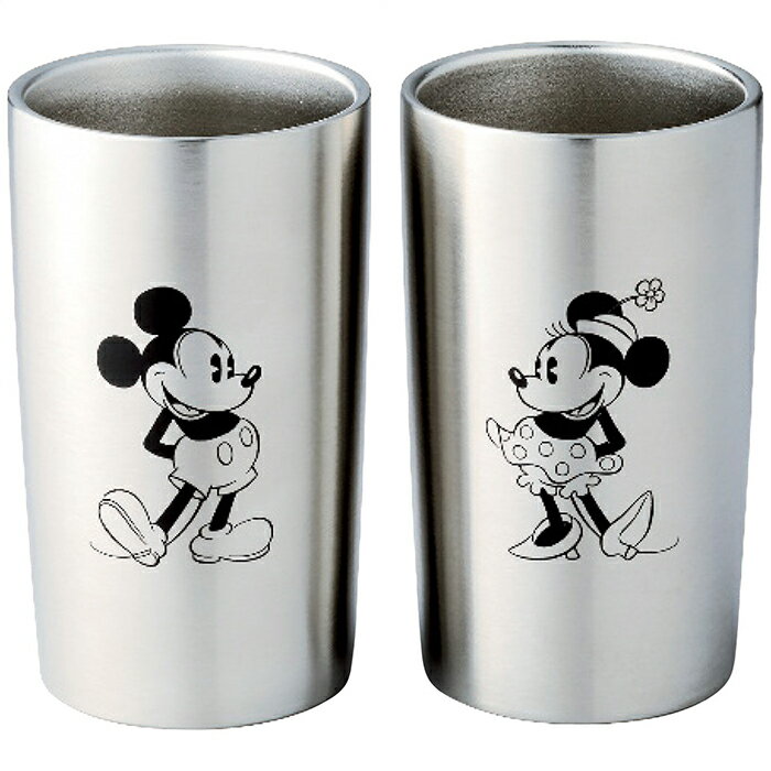 ディズニー ステンレス真空タンブラーセット300ml(ミッキー＆ミニー) ギフト 贈り物 プレゼント[24]