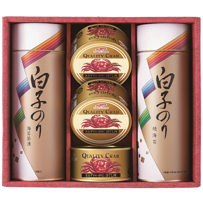 【ポイントUp4倍】白子のり のり・お茶漬け・かに缶詰合せ ギフト 贈り物 プレゼント SN-600[24]