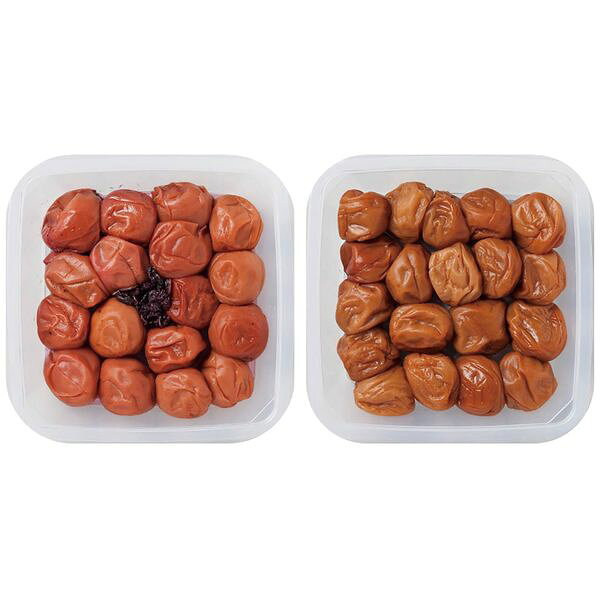 華やか彩り梅セット 〜はちみつ＆しそ梅〜 ギフト 贈り物 送料無料【産直】[24]