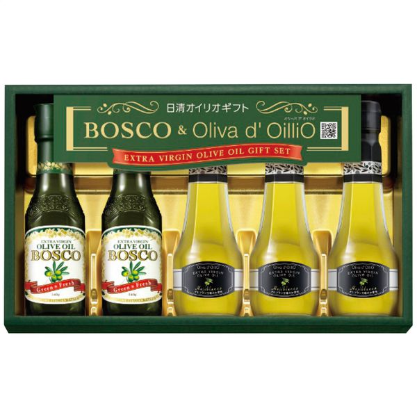日清オイリオ ボスコ＆オリーバデオイリオエキストラバージンオリーブオイルギフト ギフト お歳暮 送料..