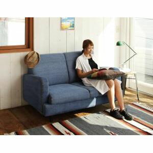 Love Sofa - 西海岸テイストヴィンテージデザインリビング家具シリーズ Ricordo リコルド ダイニングソファ 2P[00]