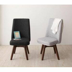 北欧デザイン らくらく回転チェアダイニング cura クーラ ダイニングチェア 2脚組[00]