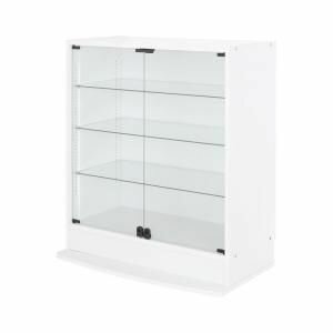 Showcases - LED付きコレクションラック ワイド 本体 両開きタイプ 高さ96 奥行39[00]