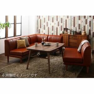 ★ポイントUp4．5倍★こたつもソファも高さ調節できる 棚付きリビングダイニングセット Norld ノールド 5点セット(テーブル+2Pソファ2脚+1Pソファ1脚+コーナーソファ1脚) W105[00]