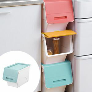 収納ボックス フロック スリム 30 深型 ブルー【代引不可】 [01]