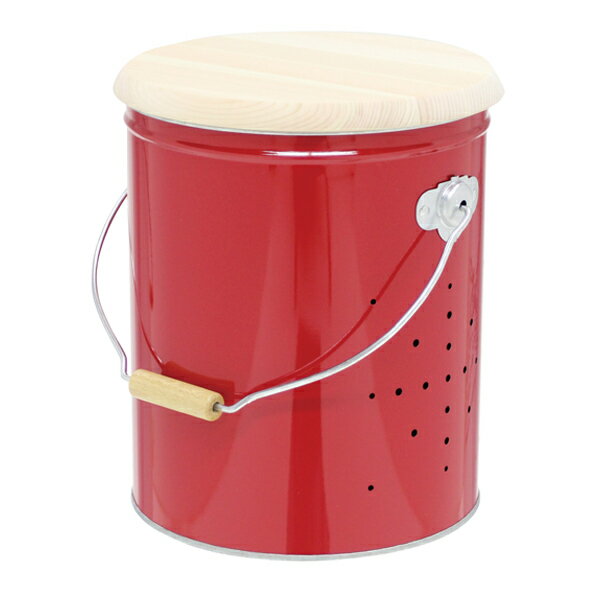 OBAKETSU　野菜ストッカー　小サイズ　レッド【代引不可】 [01]