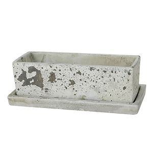 DULTON ソリッドプランター　レクタンブルL ラフグレー A555-426LRG　DULTON　ダルトン[01]のサムネイル