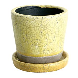 DULTON グレーズドポット S イエロー CH15-G527YL DULTON ダルトン[01]