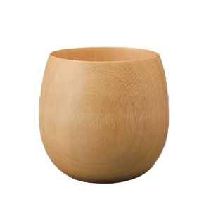 コップ 220ml 木製 エッグ型 エッグカップ 天然木 食器 ナチュラル　若兆[01]