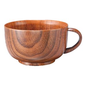 【ポイントUp4倍】スープカップ 320ml 木製 大 漆 天然木 持ち手付き 食器　若兆[01]