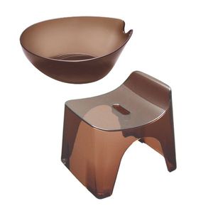 ヒューバスh20 2点 クリアブラウン HucBr シンカテック[01]