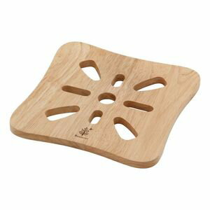 木製トリベット スクエア ボヌール ナチュラル （入数：6点）[09]