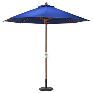 Wooden Parasol - 木製パラソル 270cm ネイビー 270NV （入数：1点）[09]