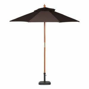 Wooden Parasol - 木製パラソル 210cm ブラウン 210BR （入数：1点）[09]