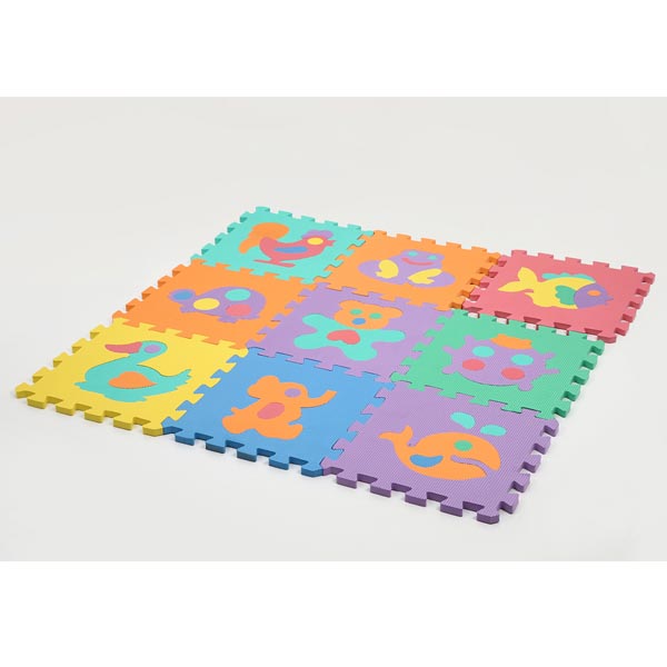 パズルマット　9枚　動物　27-063　【代引不可】 [01]