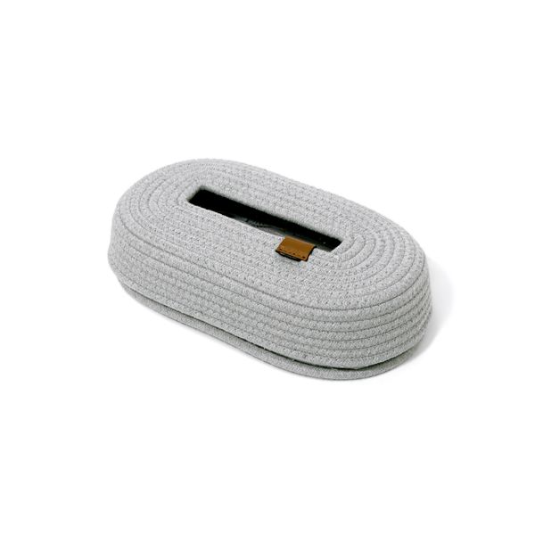 【ポイントUp10倍】トウヨウ モック ロープティッシュケース LGY MOC-RPTC-LGY 東洋ケース[01] [2]