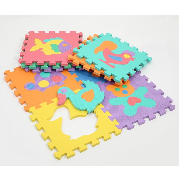 パズルマット　9枚　動物　27-063　【代引不可】 [01]