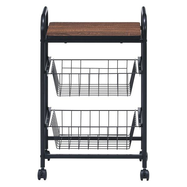 キッチンワゴン FBC-01-1 BK/BR (入数:1点)[09] [3]