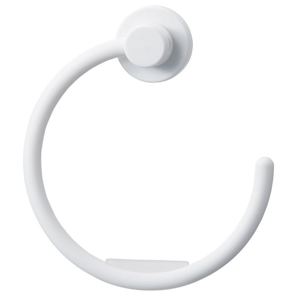 【2個セット】 Mag-On マグネットタオルリング ホワイト (タオルハンガー タオル掛け)[21]