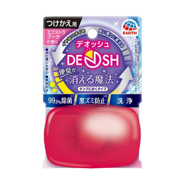 （まとめ） アース製薬 デオッシュ DEOSHタンクにおくタイプ エクストラブーケ つけかえ用 1個 【×5セ..