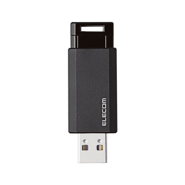 エレコム USBメモリ3.1 ノック式32GB MF-PKU3032GBK[21]
