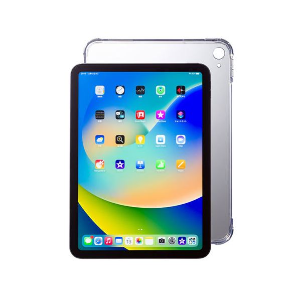 サンワサプライ 第10世代iPad 10.9インチ用クリアハードケース PDA-IPAD1902CL[21]