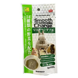 （まとめ）三晃商会 スムースチャージ リッチベジタブル 6g×6本 小動物用 栄養補助食品 【5セット】[21]